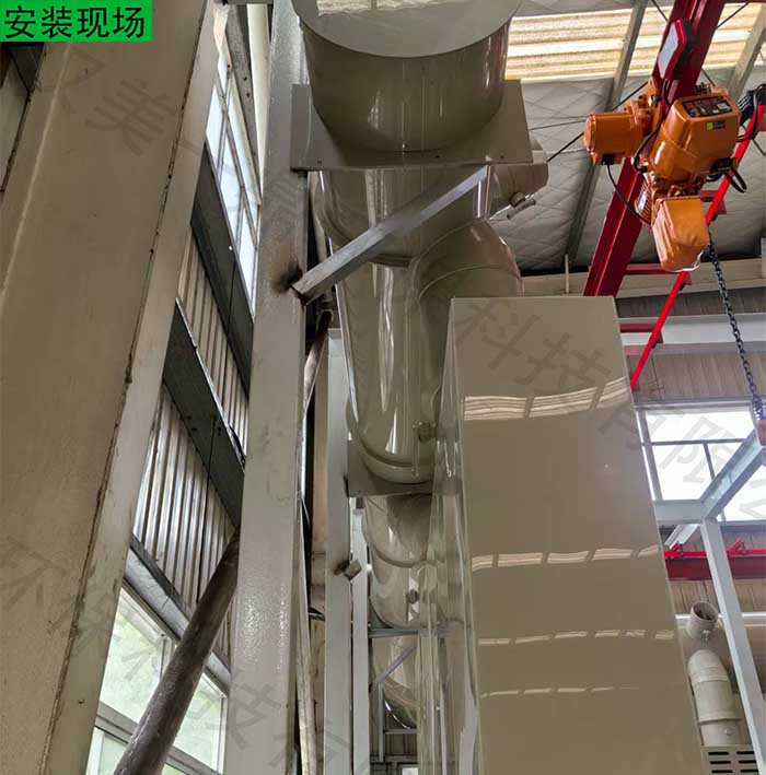 抽風管道和抽風罩安裝現場